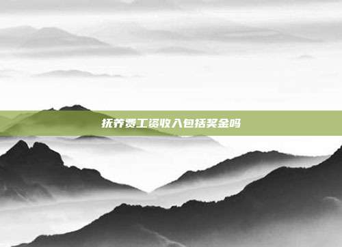 抚养费工资收入包括奖金吗