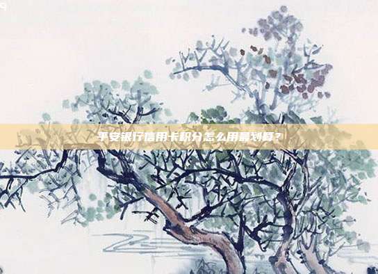 平安银行信用卡积分怎么用最划算?