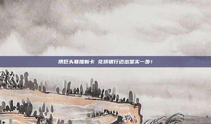 携巨头联推新卡 花旗银行迈出坚实一步!
